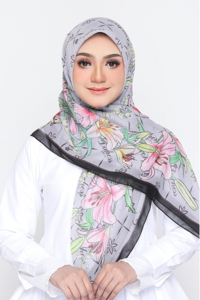 LILIES COLLECTION FLEUR SERIES - GREY LILIES COLLECTION FLEUR SERIES - GREY